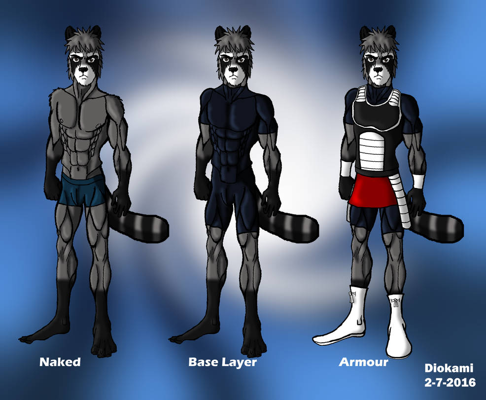 Saiyan Raccoon by diolobo on DeviantArt