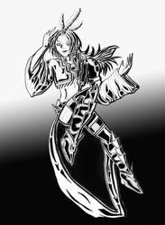 Kuja black and white