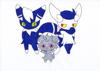 Espurr and Meowstic