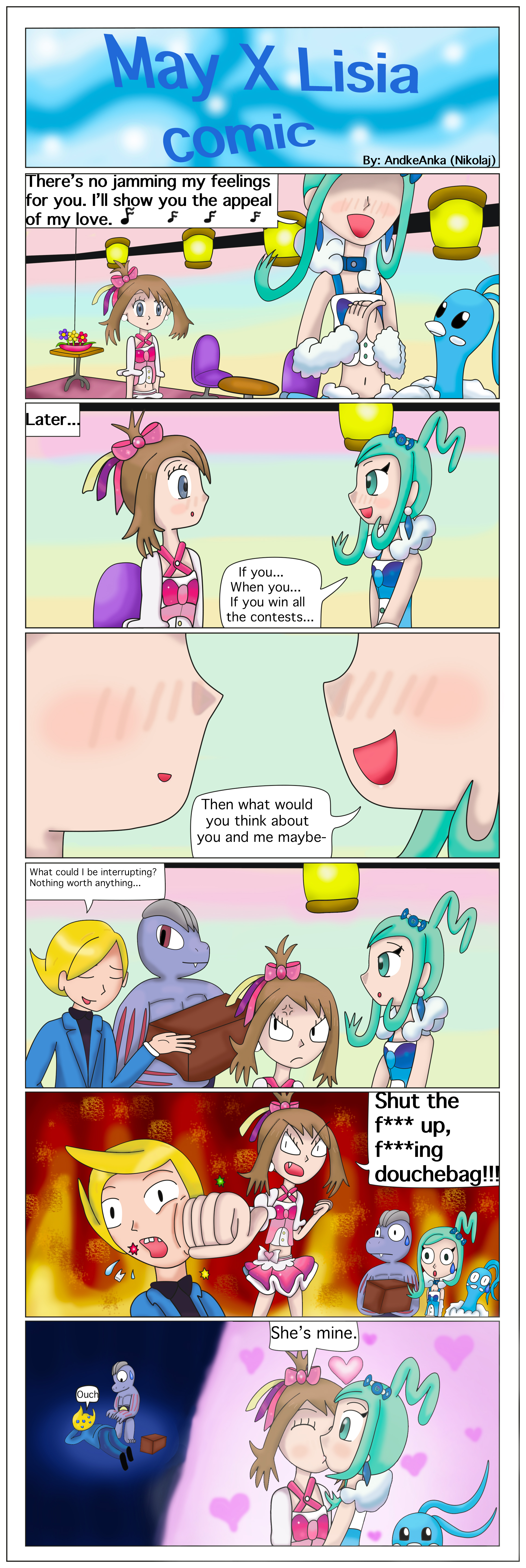 Pokemon May X Lisia Comic