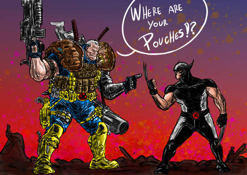 Cable /Wolverine fanart