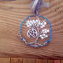 Tree of Life and Pentacle pendant