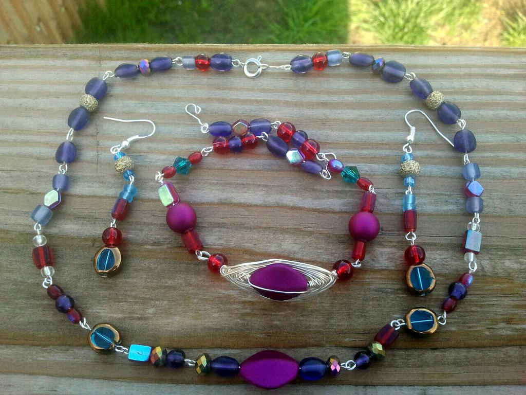 Colors of Love Beaded set