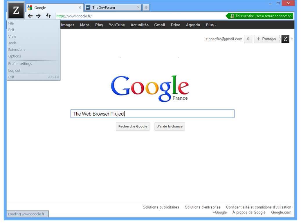 Web Browser Project The Web Browser Project Concept by zippedfire on DeviantArt