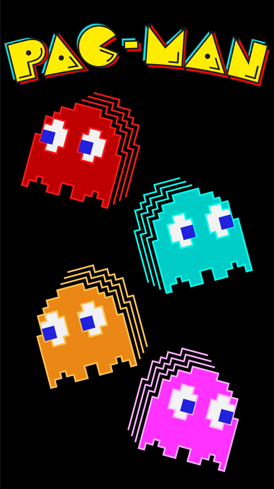 Pac Man Ghosts Phone Wallpaper By Tempest790 On Deviantart Pac Man Ghosts Phone Wallpaper By Tempest790 On Deviantart