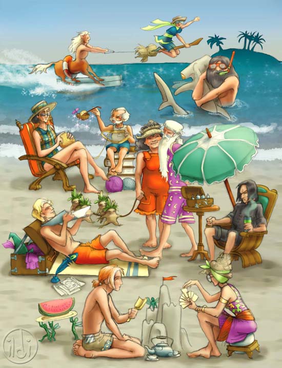Hogwarts Staff on Holiday