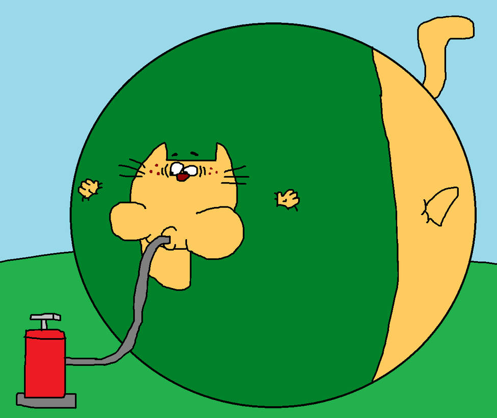 Darwin Inflating Sir Dudley Ding Dong Air Pump Inflation by RudyTheFatFox2010 on DeviantArt
