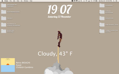 OS X Yosemite Desktop (November 2014)