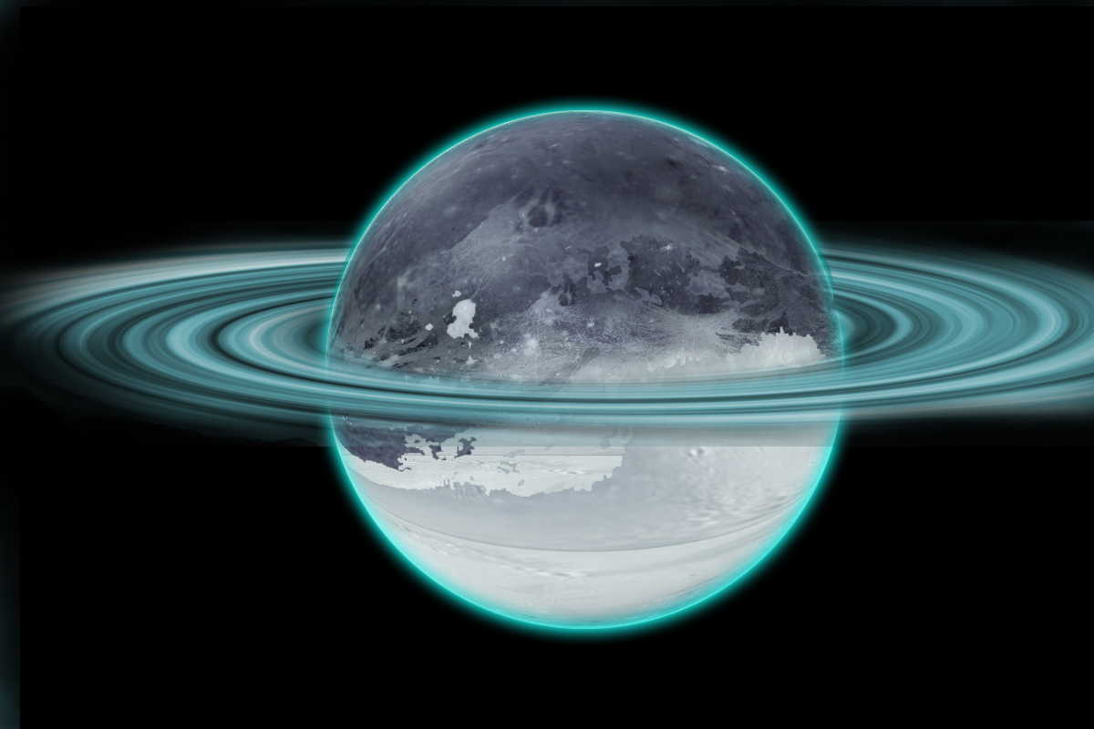 Pluto With Rings pluto with ring by ligolai on DeviantArt