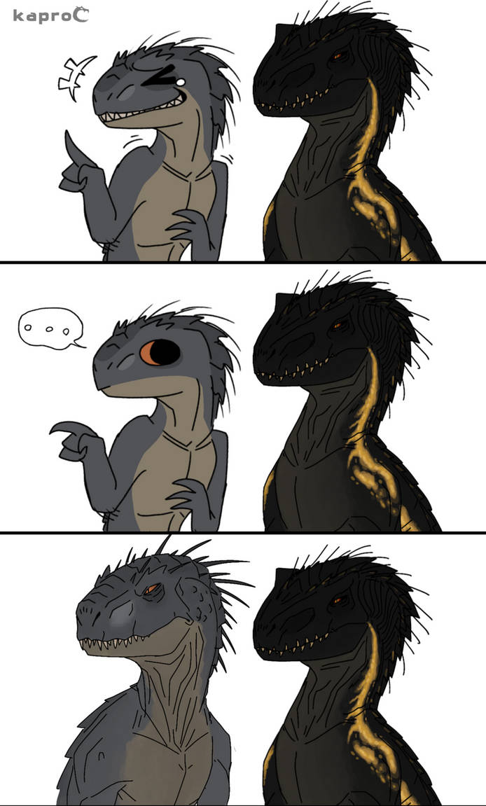 Scopious Indoraptor and scopious rex by kaproc-01 on DeviantArt