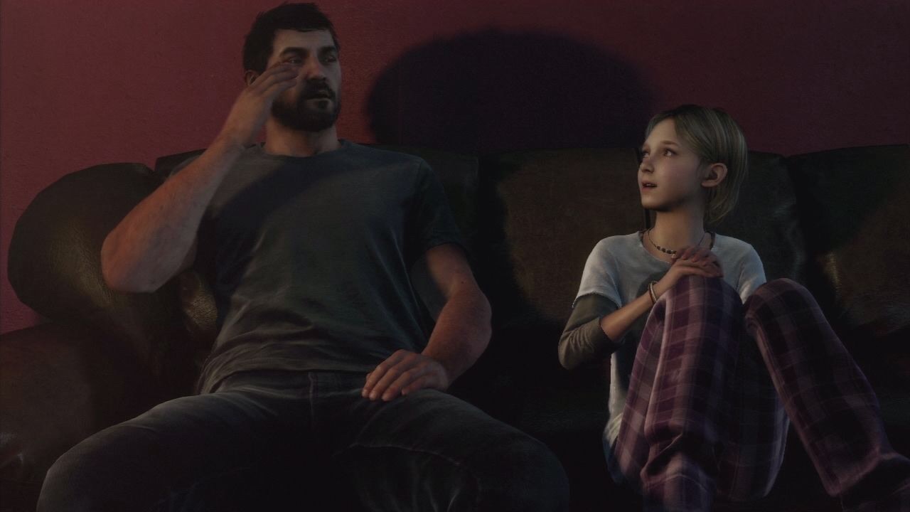 mealy-hornet264: Ellie and Sarah with Joel from the last of us