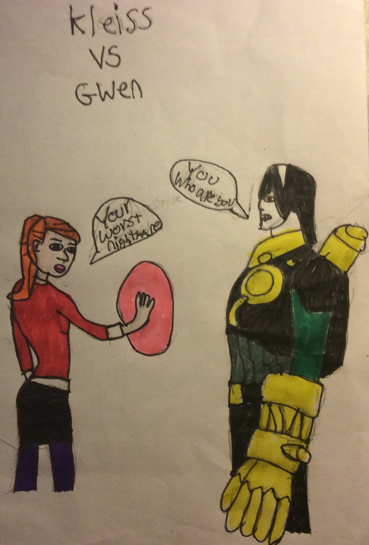 Gwen Vs Kleiss (Coloured)