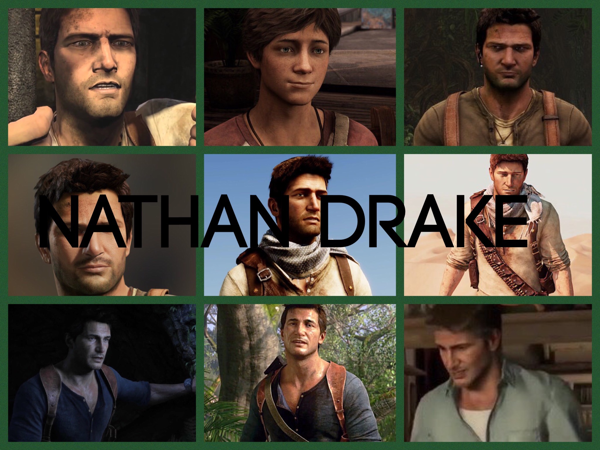 Evolution of Nathan Drake (Uncharted) 