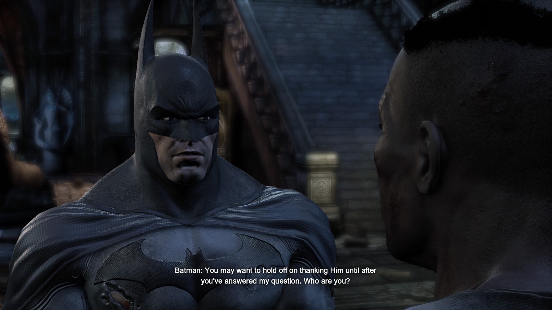 Batman Talks To Prisoners