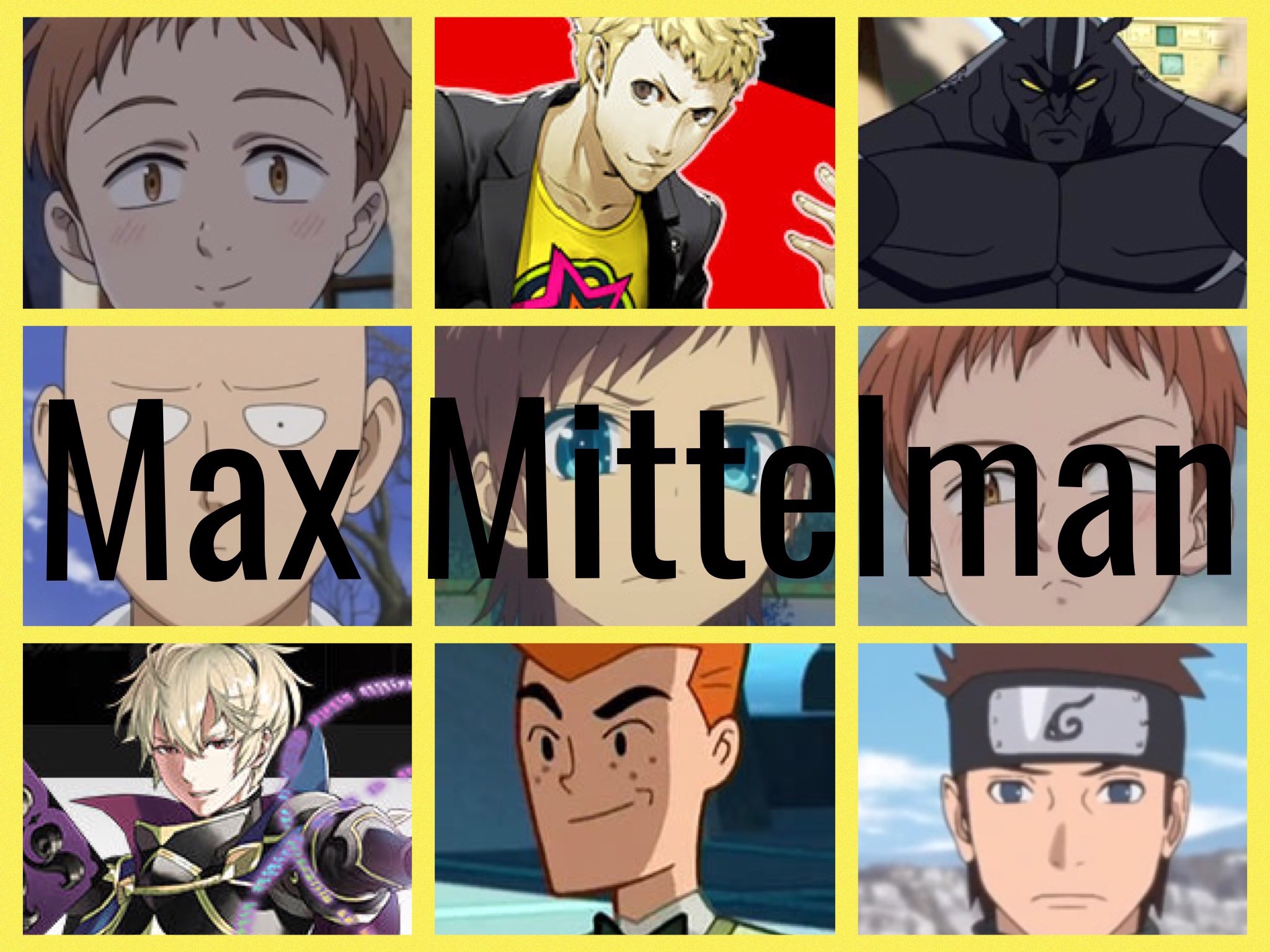 Max Mittelman Characters by UnitySpectre on DeviantArt