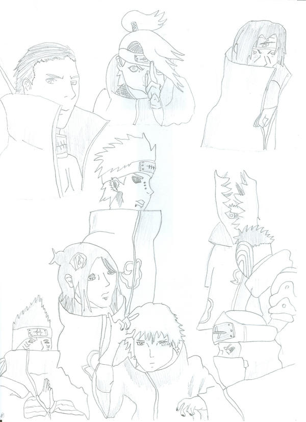 Akatsuki Drawing by OogyBoogie on DeviantArt