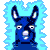 llama blue icon