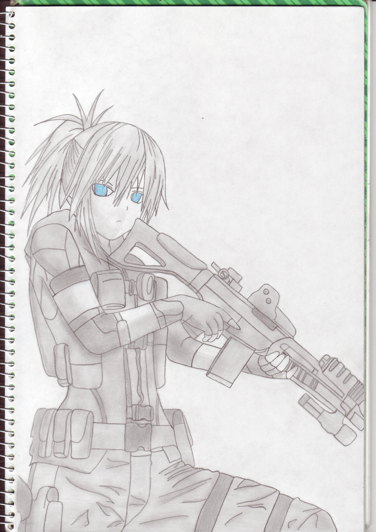 Anime Girl With Gun Draw By Kashim13 On Deviantart Anime Girl With Gun Draw By Kashim13 On Deviantart