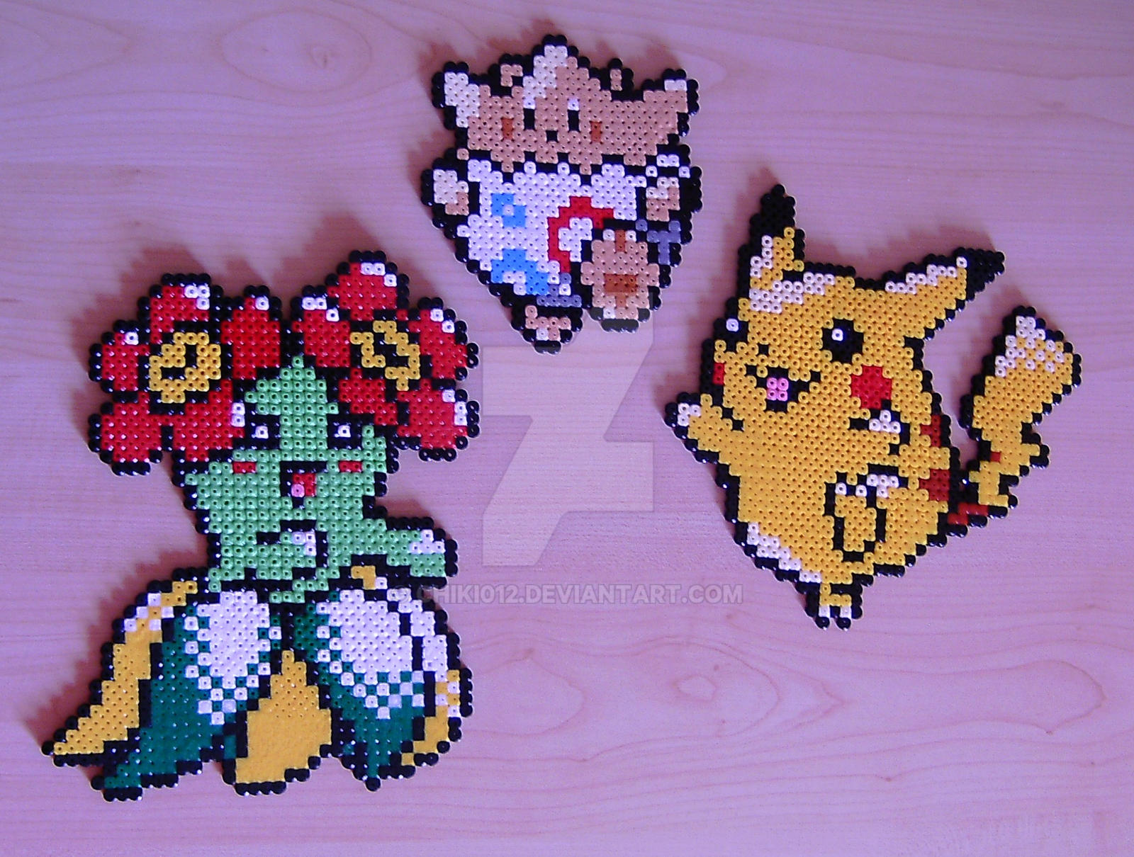 Red/Blue Sprites - Pokemon Perler Bead Sprites by MaddogsCreations