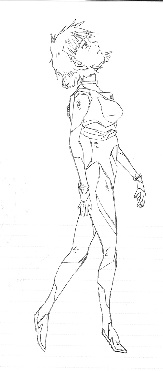 Just some girl in a plugsuit by godmoder