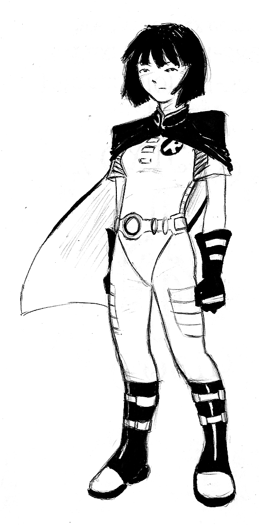Cassandra Cain as Robin by godmoder