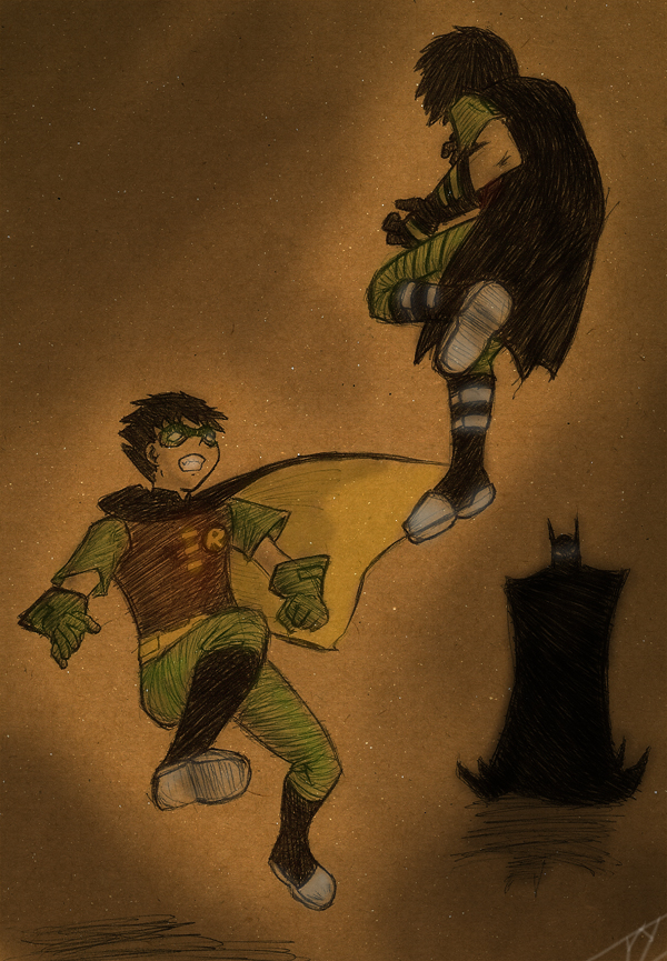 Robin vs Robin by godmoder