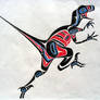 Leaping Velociraptor