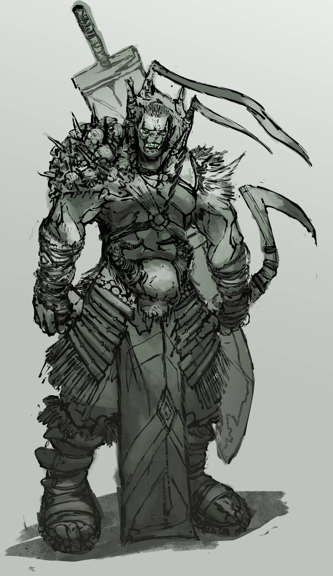 Orc by carbonInk on DeviantArt
