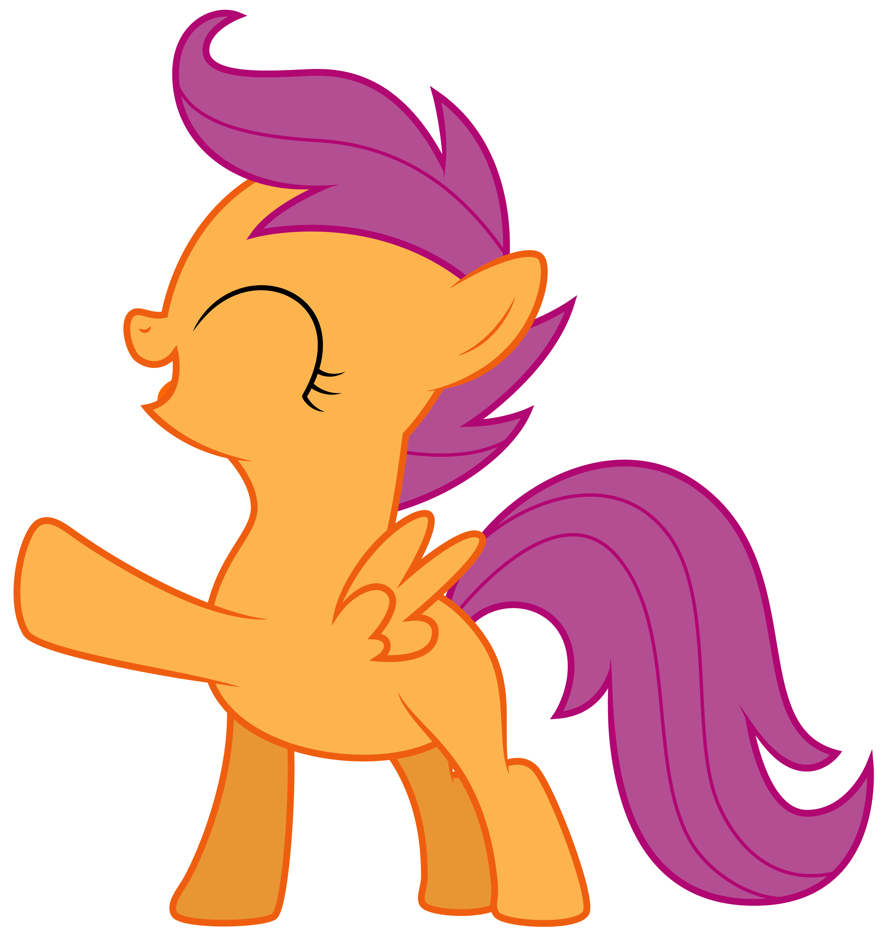 Scootaloo Being Happy