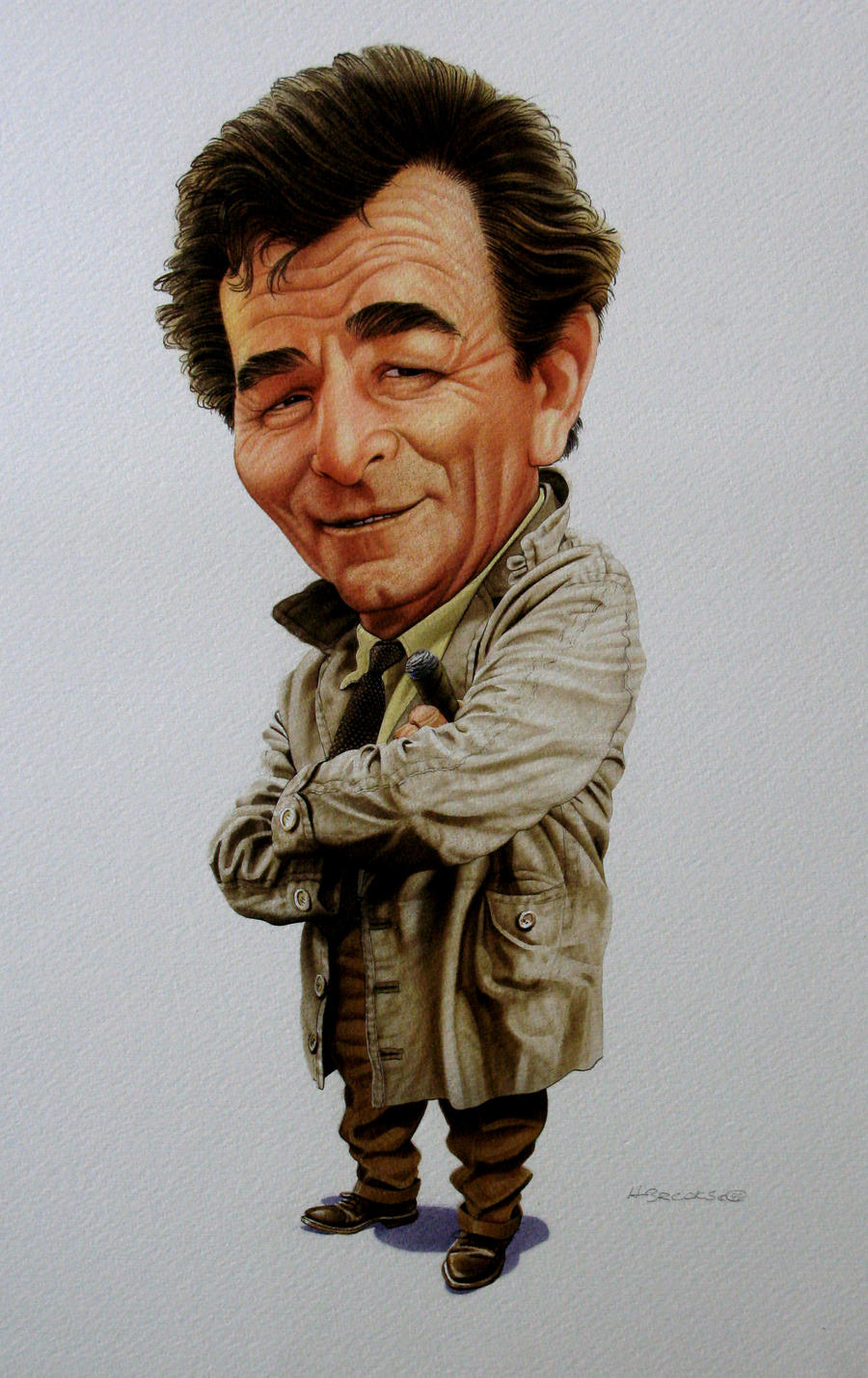 Columbo, caricature by brooks28 on DeviantArt