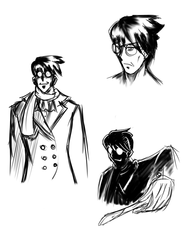 Random Character Sketch - Doctor by KAIZA-C on DeviantArt