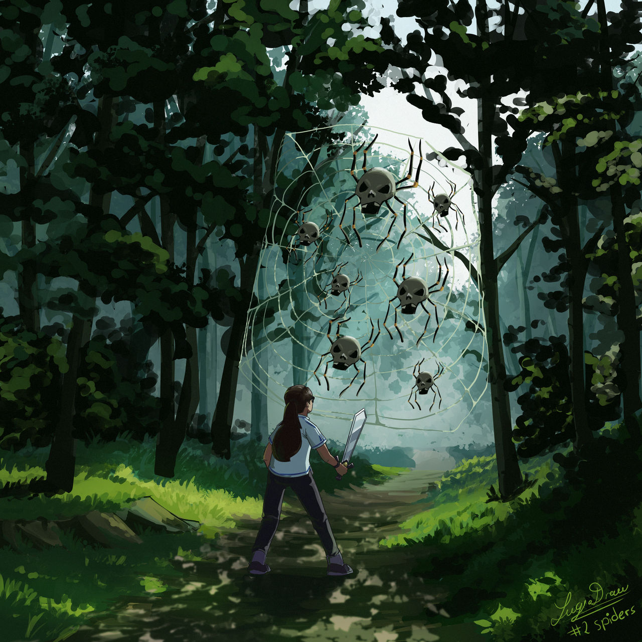 Deviantart Spider Spiders by LugiaDraw on DeviantArt