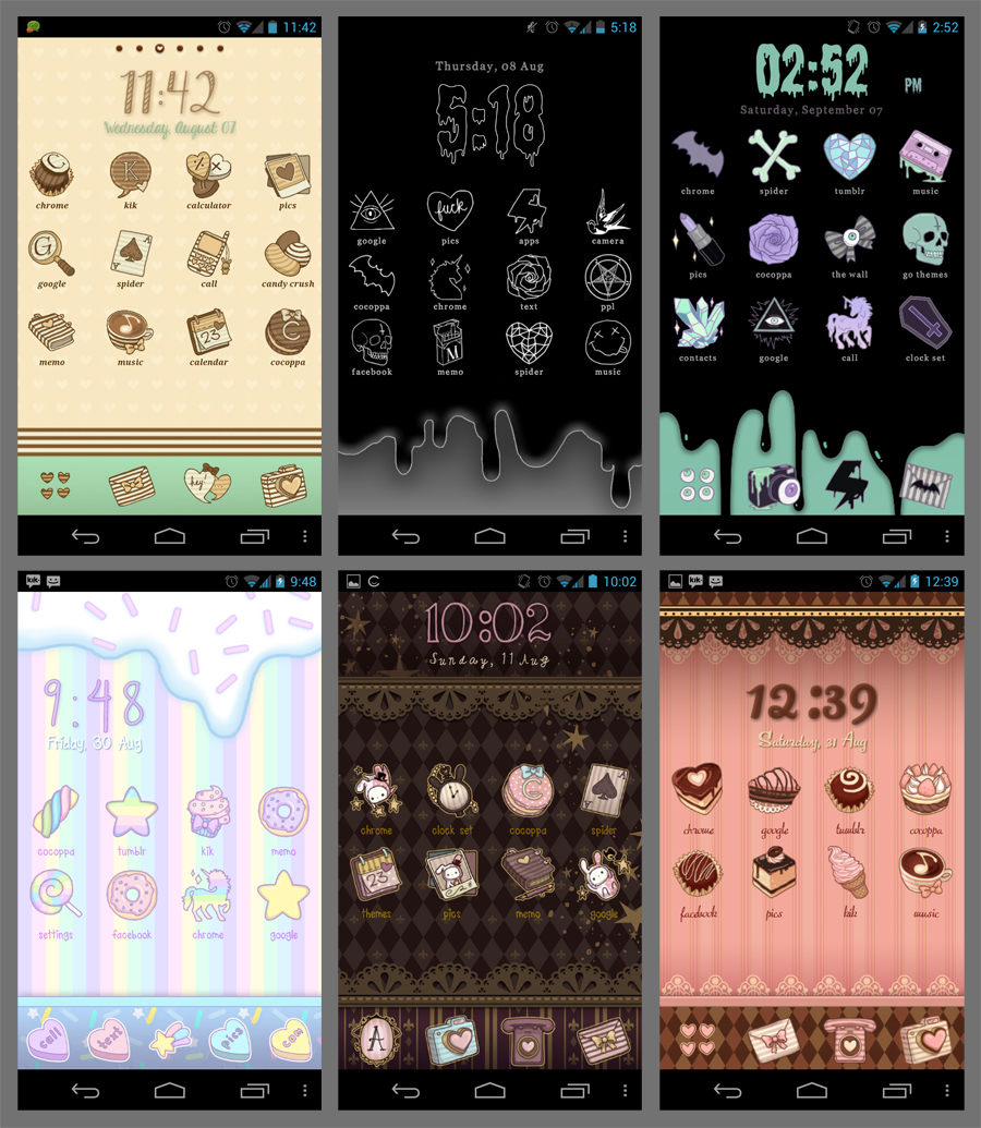 some phone themes