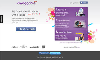 Swaggable Landing Page