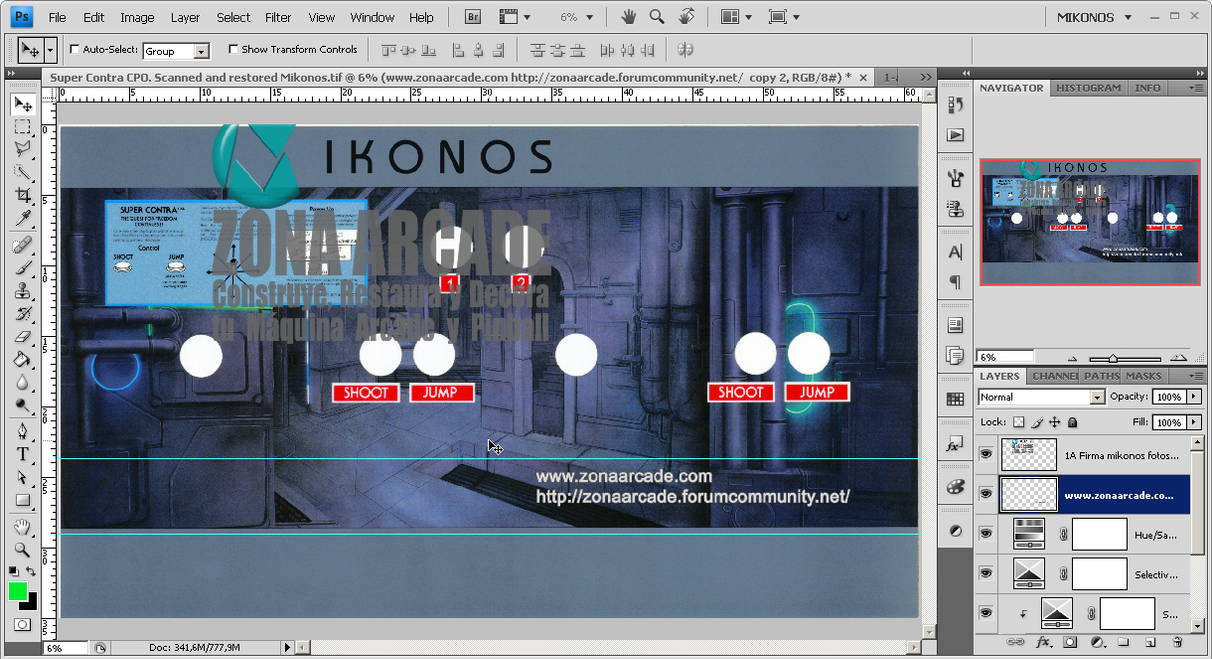 Super Contra Control Panel Overlay. Restored Mikon by Mikonos11 on ...