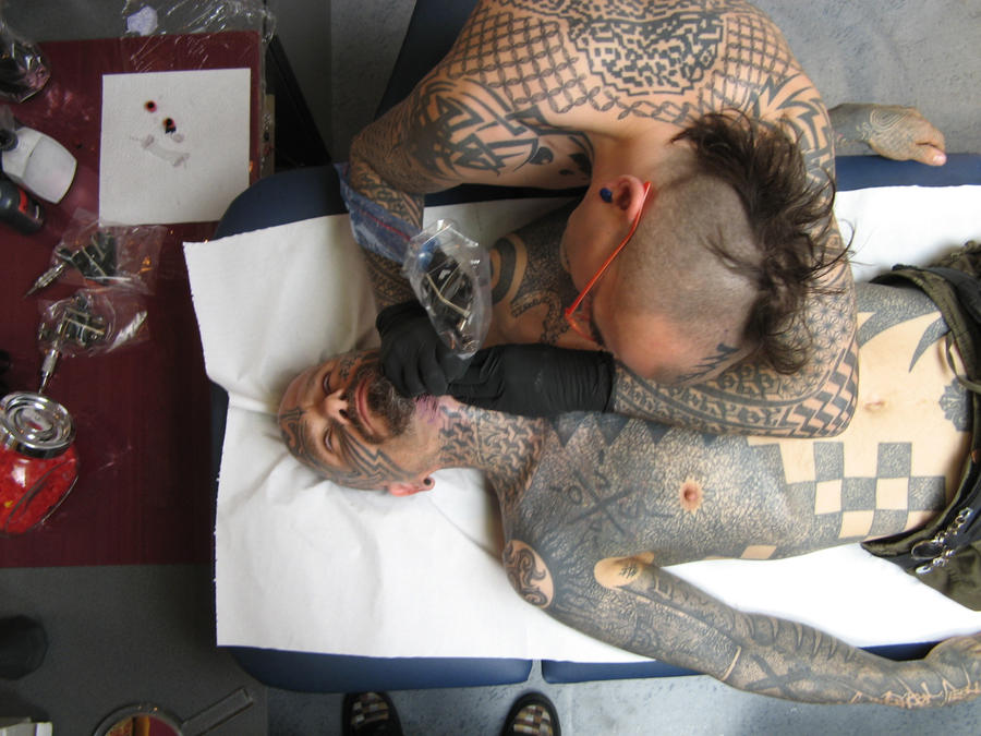 pink tattooing xed