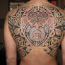 polynesian tattoo by pink