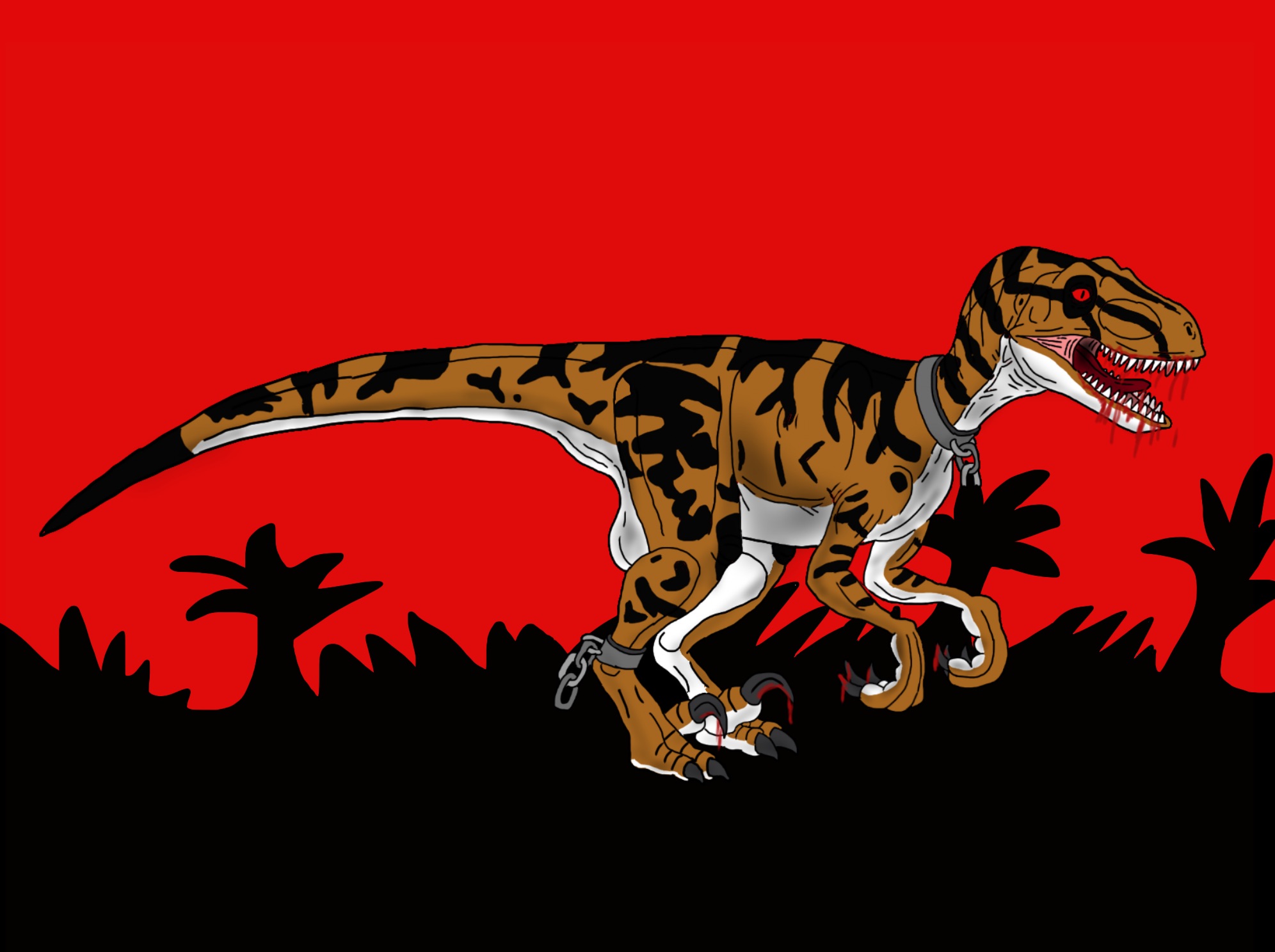 Jurassic Park Utahraptor by TrefRex on DeviantArt