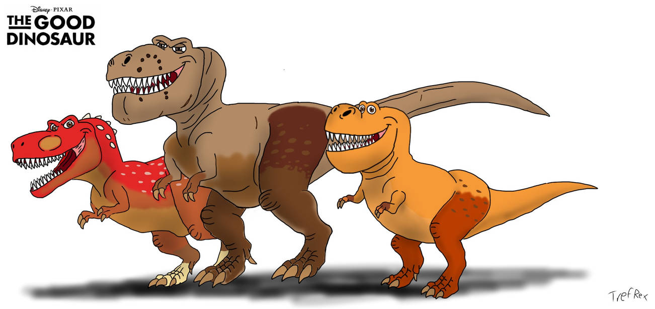 The Good Dinosaur: Ramsey, Butch, and Nash by TrefRex on DeviantArt