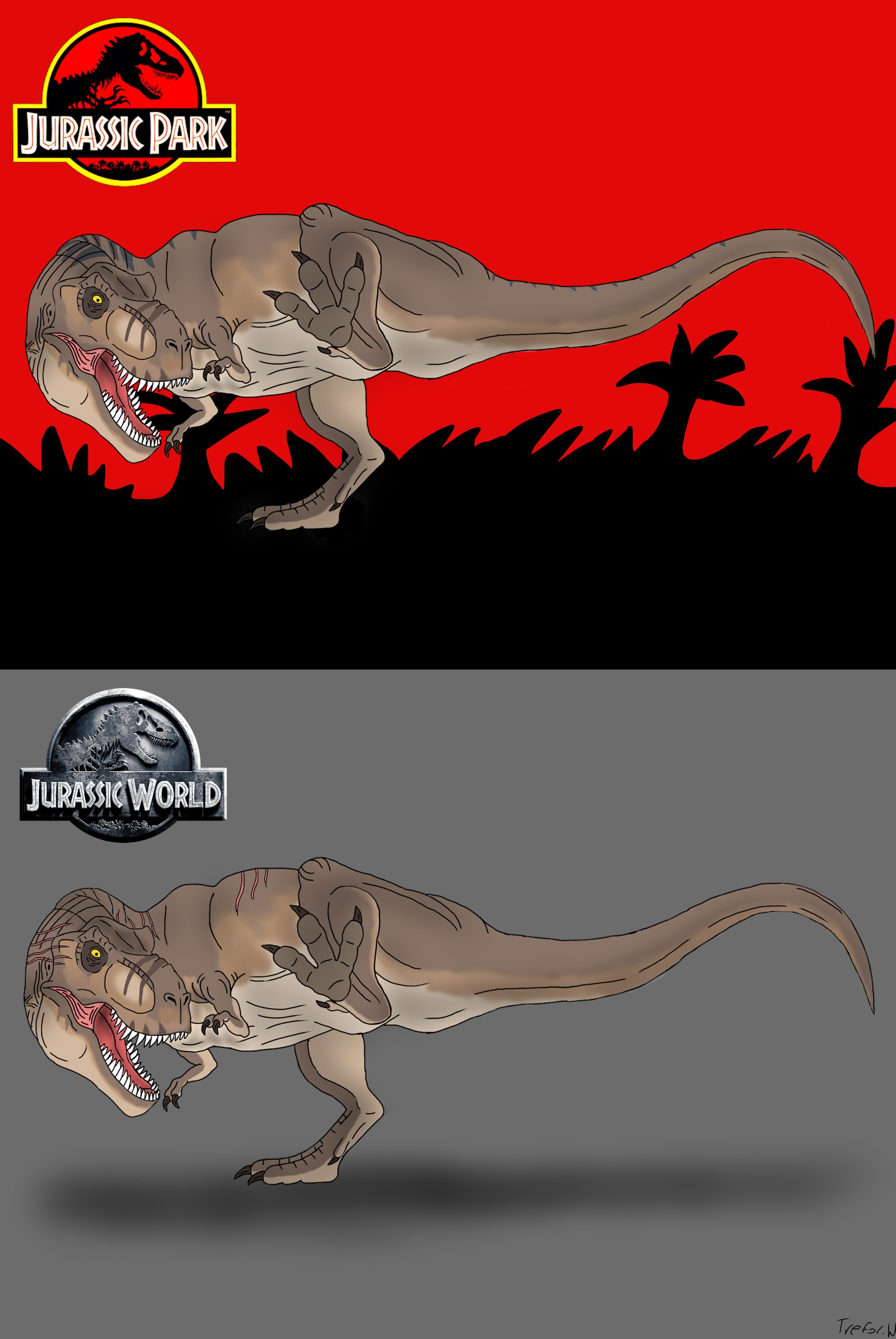 Jurassic Park (World): Rexy/Roberta by TrefRex on DeviantArt