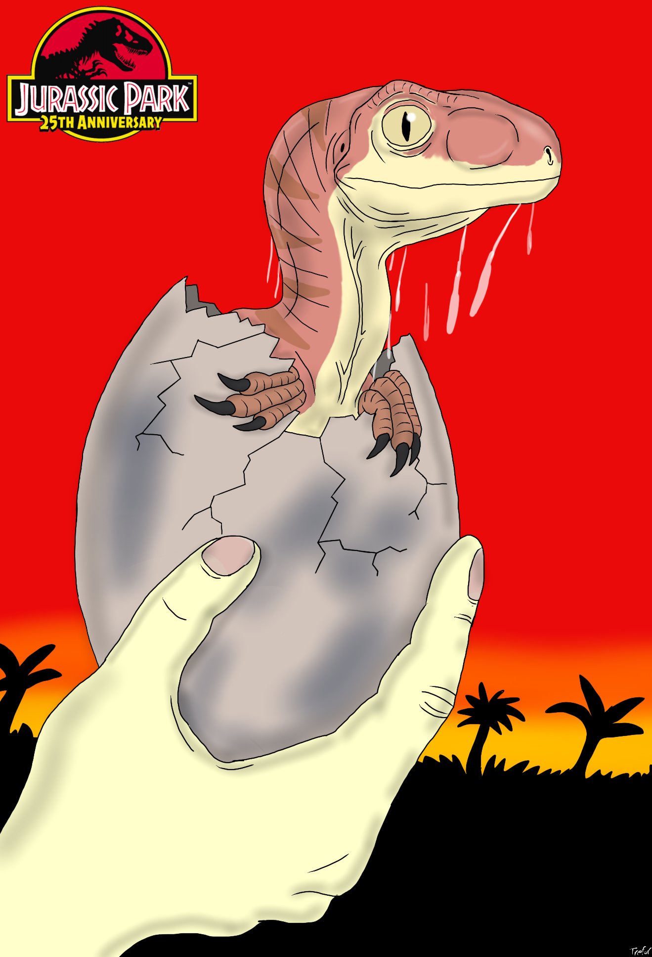 Jurassic Park 25th Anniversary Raptor Hatchling By Trefrex On Deviantart Jurassic Park 25th Anniversary Raptor Hatchling By Trefrex On Deviantart