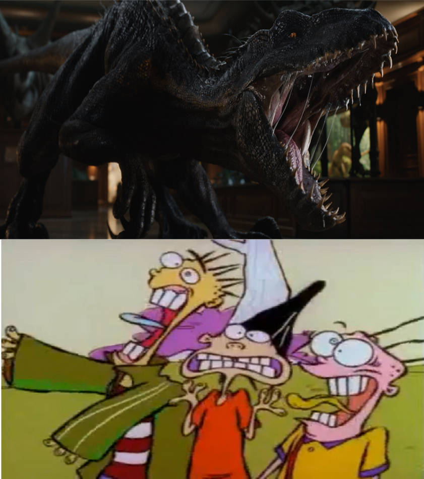 The Eds face the Indoraptor by TrefRex on DeviantArt