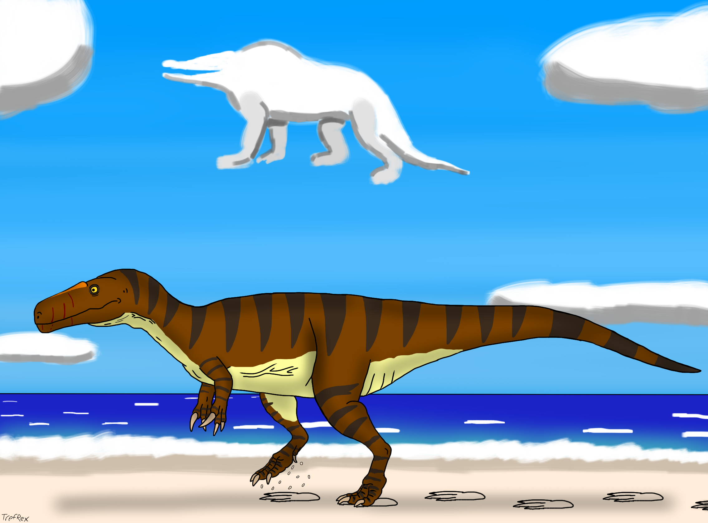 Jurassic June 6: Megalosaurus by TrefRex on DeviantArt