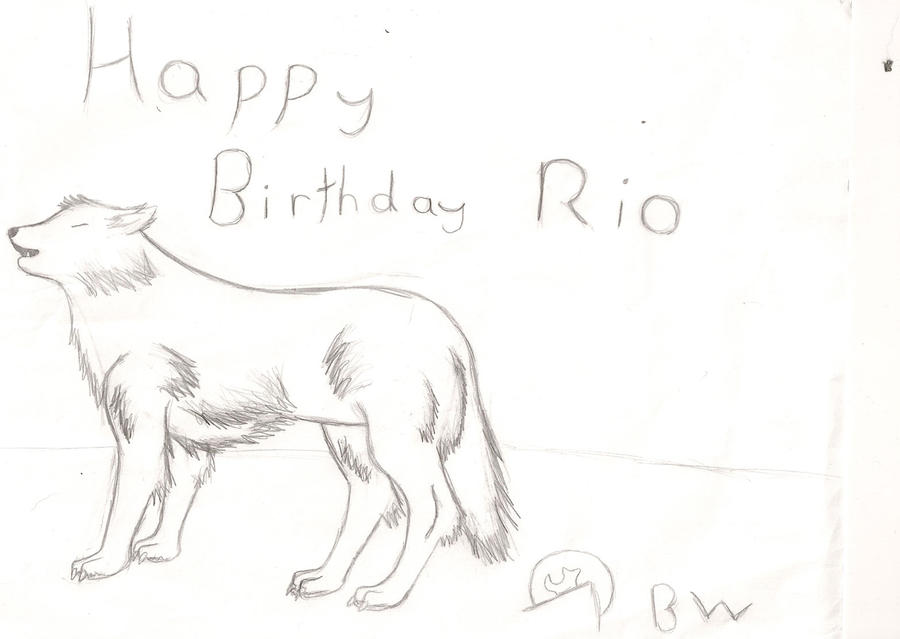 Happy Birthday Rio by Branwennwolf on DeviantArt