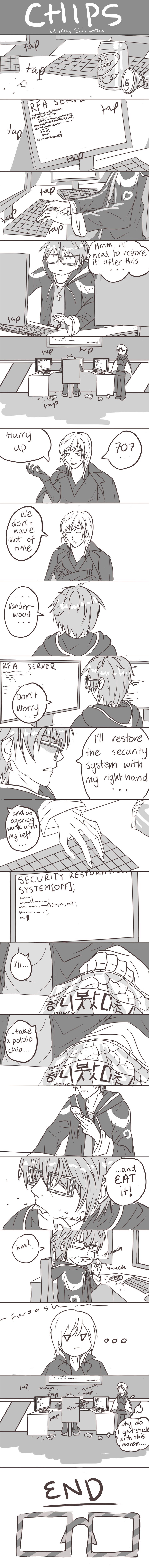 707: Chips [Mystic Messenger Comic]