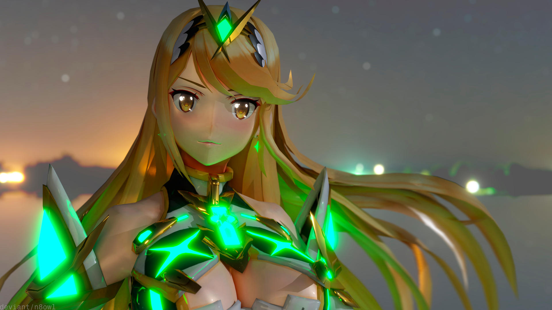 Mythra from Xenoblade Chronicles 2 4k by n8owl on DeviantArt