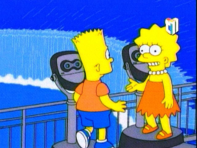 Bart y Lisa en cataratas de Niagara by MrDanielleonardo2010 on DeviantArt