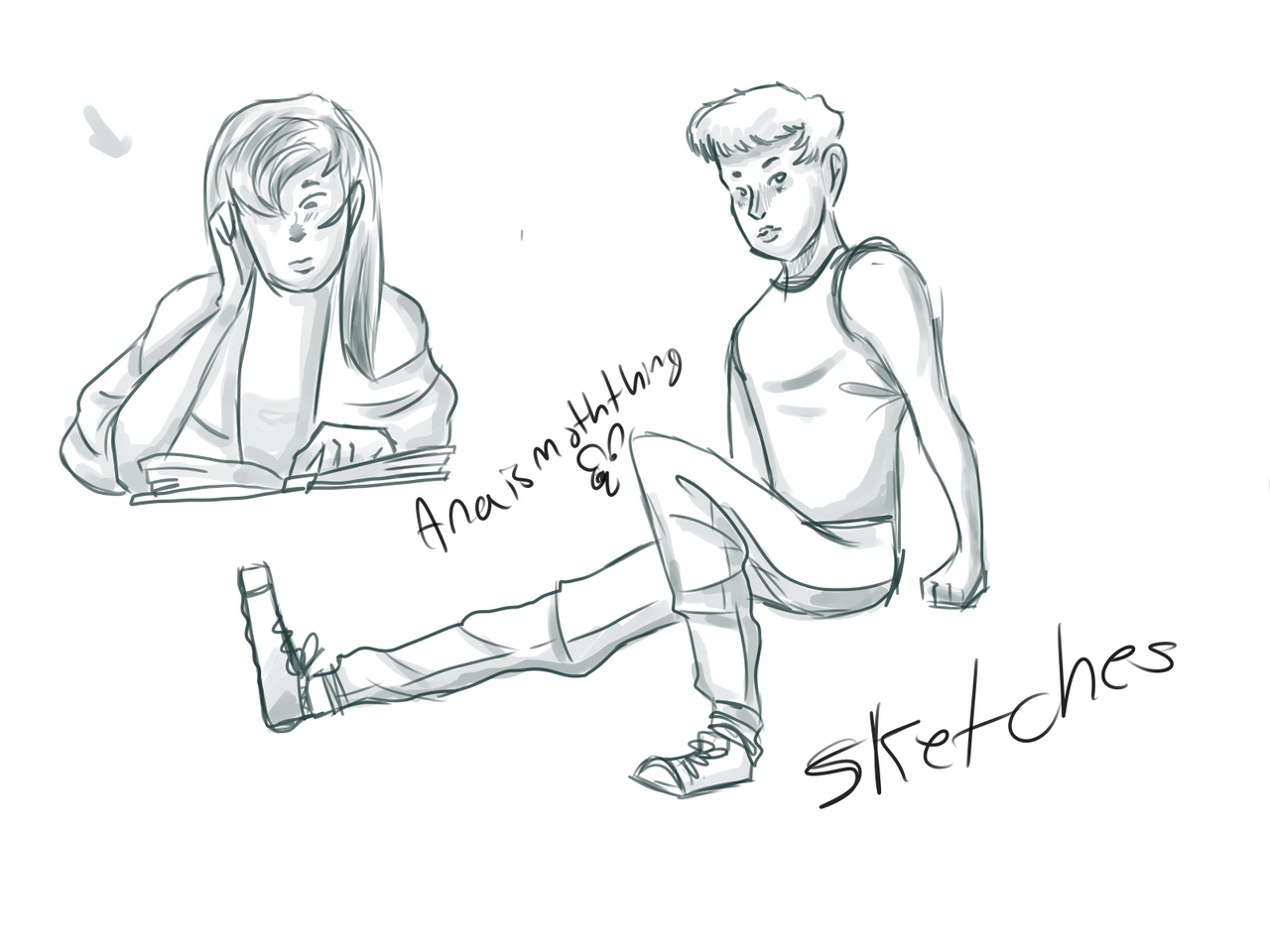 Sketches- random people by AnaisMothThing on DeviantArt