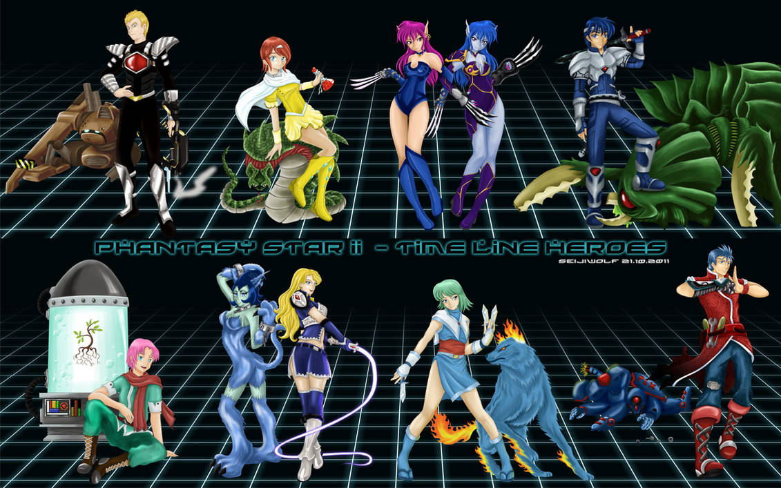 Phantasy Star 2 Heroes By Seijiwolf On DeviantArt phantasy-star-2-heroes-by-seijiwolf-on-deviantart