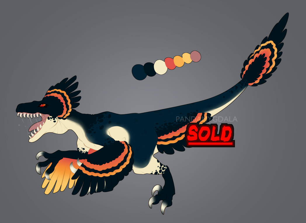 Primal Raptor (CLOSED) by Pandamygdala on DeviantArt